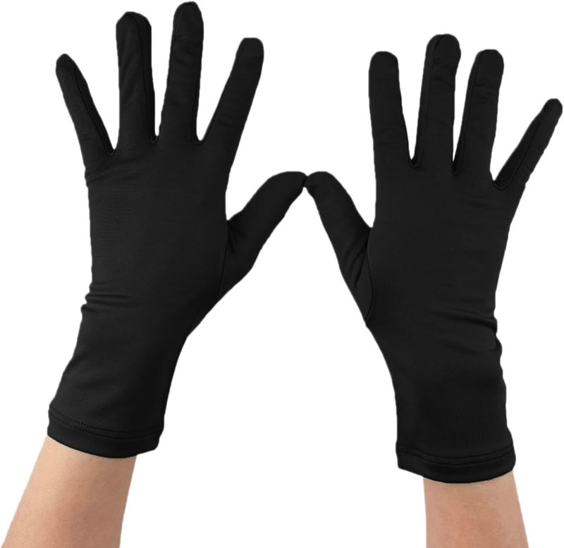 Sheface Stretchy Spandex Costume Gloves - Men's & Women's Banquet Party Wedding Gloves - Image 3